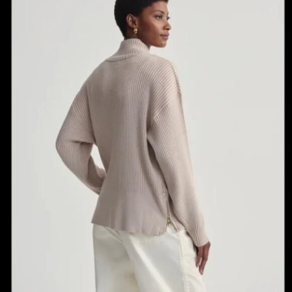 Varley Mayfair Mock Neck Knit Sweater Size Small - Picture 3 of 16